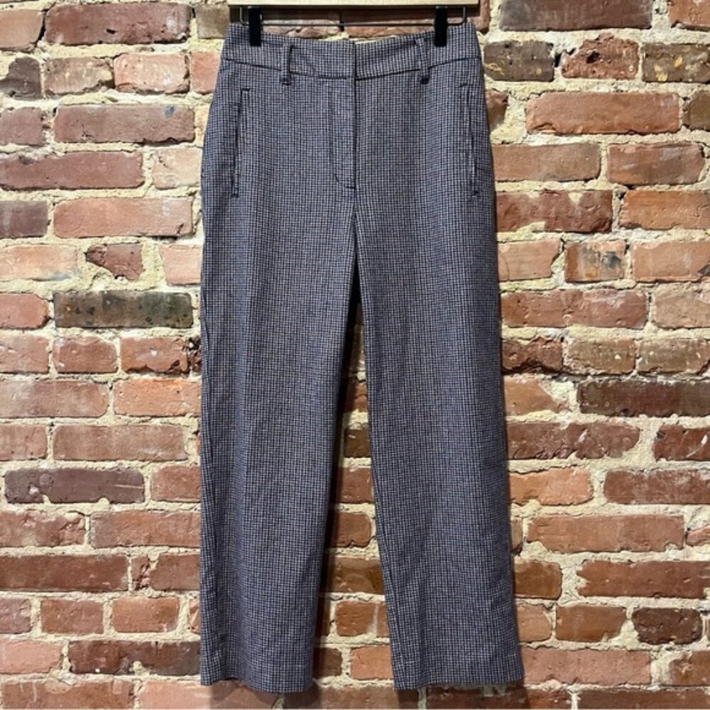 Aritzia Wilfred Wool Cashmere Blend Trousers Houndstooth Size 6
